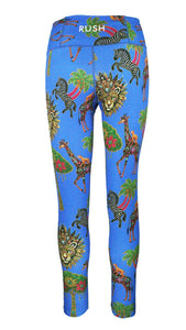 Rush F/L Tights  - Zambezi Gold