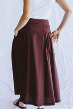 Load image into Gallery viewer, Trinity Emily Wrap Skirt - Chocolate
