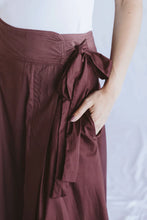 Load image into Gallery viewer, Trinity Emily Wrap Skirt - Chocolate

