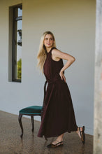 Load image into Gallery viewer, Trinity Emily Wrap Skirt - Chocolate
