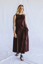 Load image into Gallery viewer, Trinity Emily Wrap Skirt - Chocolate
