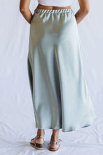 Load image into Gallery viewer, Trinity Satin Skirt - Mint
