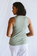 Load image into Gallery viewer, Trinity High Neck Vest - Sage
