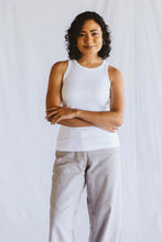 Load image into Gallery viewer, Trinity High Neck Vest - White
