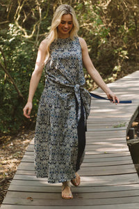 Trinity Emily Wrap Skirt - Navy
