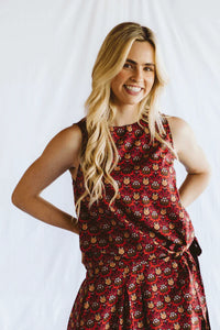 Trinity Libby Top - Orange