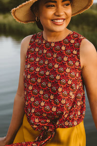 Trinity Libby Top - Orange