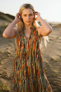 Trinity Rae Maxi Dress - Multi-colour