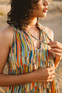 Trinity Short  Rae Dress - Multi-colour