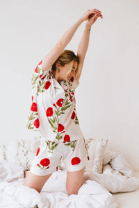 Trinity Short Pyjamas - Poppy