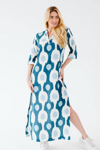 Trinity Faith Boho Dress - Teal