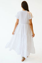 Load image into Gallery viewer, Trinity Shea White Anglaise Dress
