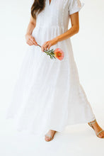 Load image into Gallery viewer, Trinity Shea White Anglaise Dress
