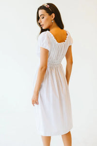 Trinity Nel Dress - White