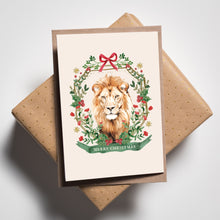 Load image into Gallery viewer, Studio Italiana Card - Christmas Lion

