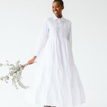 Load image into Gallery viewer, Trinity White Anglaise Alessia Dress
