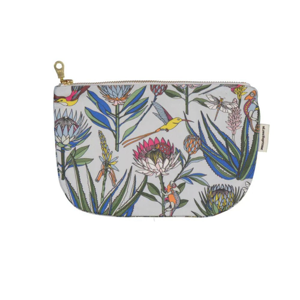 A Love Supreme Pouch - Bloom Light Blue Multi Coloured