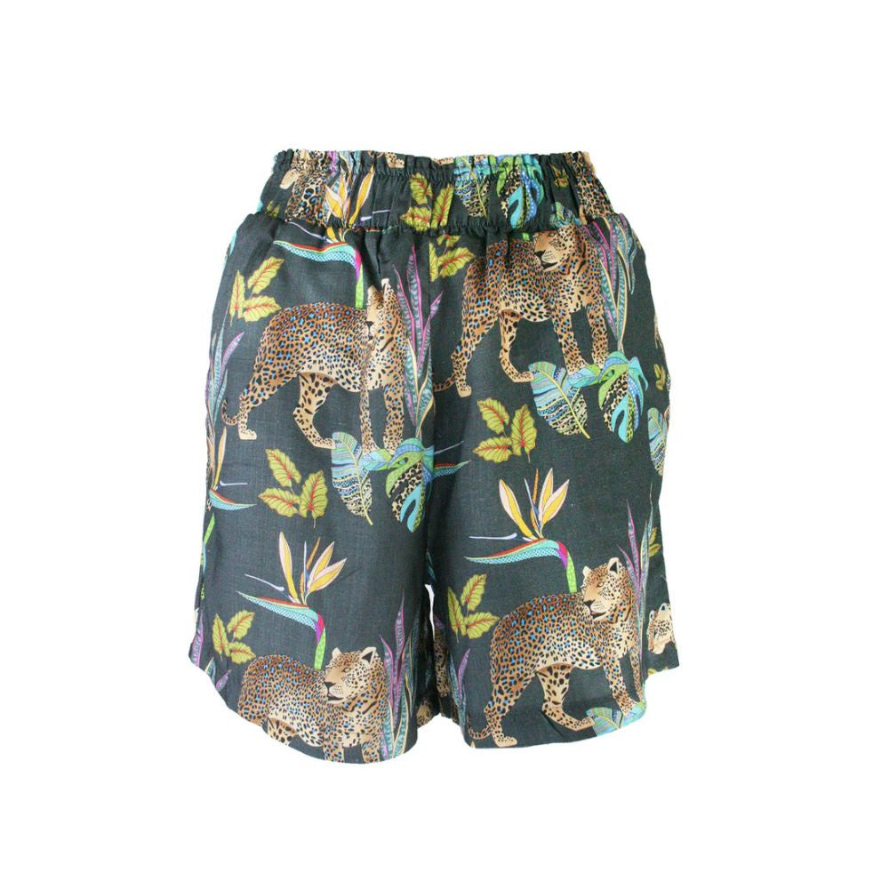 Rush Amalfi Shorts - Cobalt Leopard