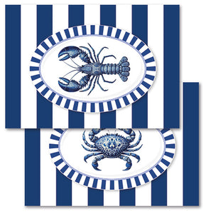 Macaroon Disposable Placemats - Sicilian Seaside