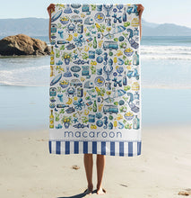 Load image into Gallery viewer, Macaroon Beach Towels - Summer Shuffle
