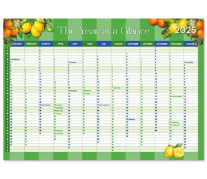 Macaroon 2025 Desk Calendar - Sicilian Citrus