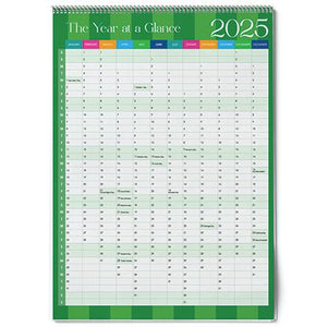 Macaroon A3 Hanging Family Planner 2025