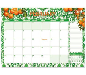 Macaroon 2025 Desk Calendar - Sicilian Citrus