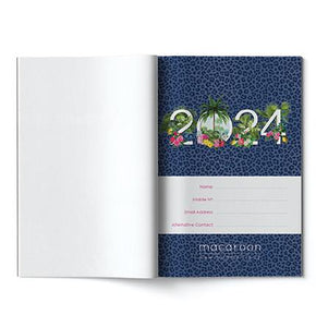 Macaroon A4 Monthly Planning Book - Cape To Congo - Ruby