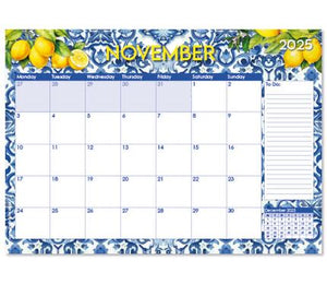 Macaroon 2025 Desk Calendar - Sicilian Citrus