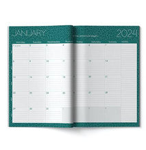 Load image into Gallery viewer, Macaroon A4 Monthly Planning Book - Cape To Congo - Ruby
