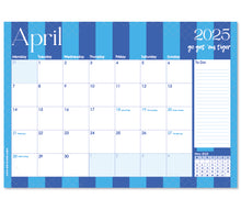 Load image into Gallery viewer, Macaroon 2025 Desk Calendar - Sun-soaked  Stripe
