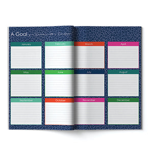 Macaroon A4 Monthly Planning Book - Cape To Congo - Ruby