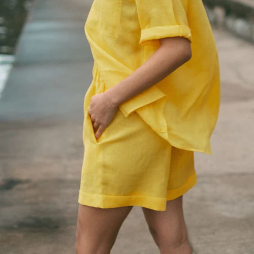 Elula Bazaruto Shorts - Lemon