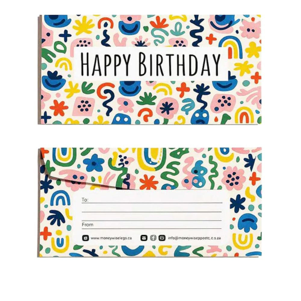 Tish & Shoo Money Envelope - Happy Birthday