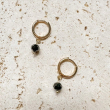 Load image into Gallery viewer, Summer &amp; Salt Black Lila Earrings
