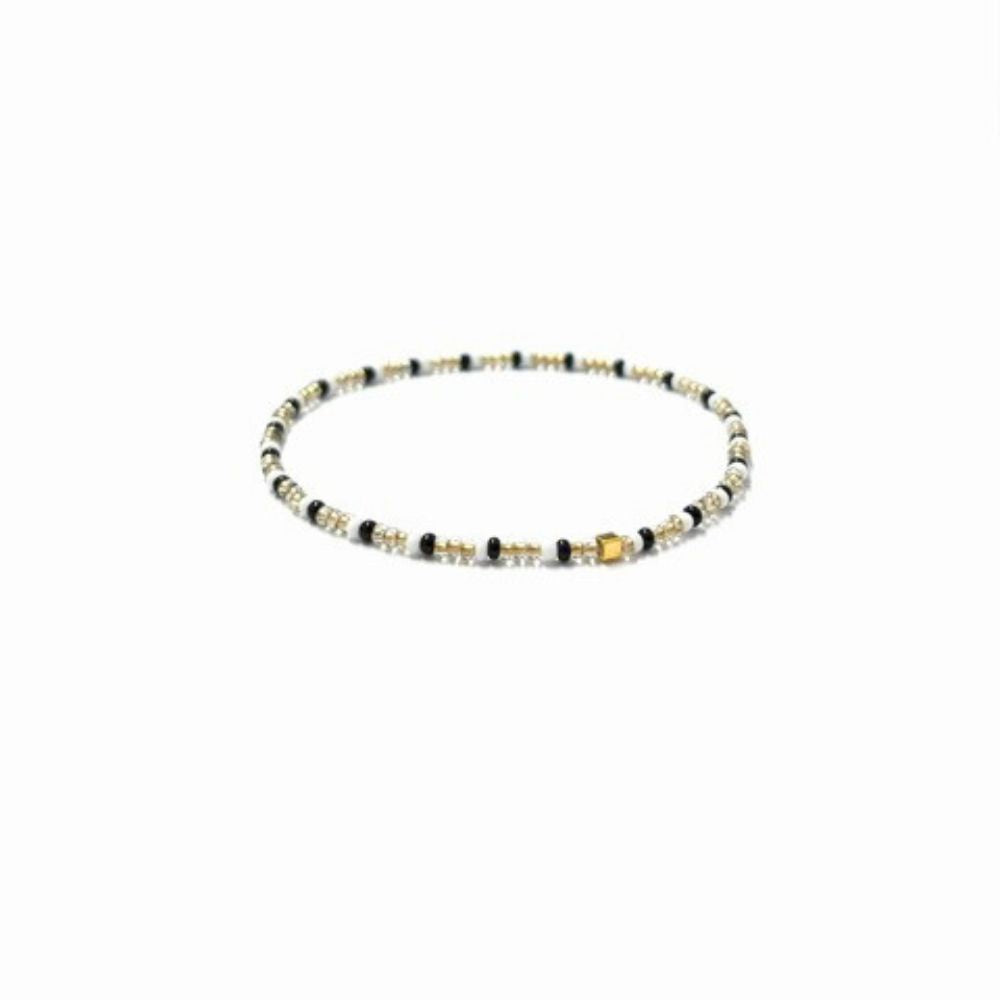 Kiki Collection Beaded Bracelet - Champagne Breakfast