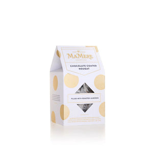 MaMere chocolate coated nougat packaging on a white background