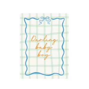 Studio Italiana Card - Darling Baby Boy