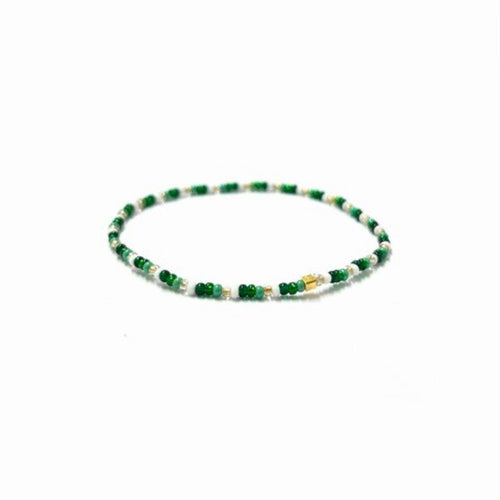 Kiki Collection Beaded Bracelet - Emerald Palace