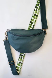 Emily & Me Crossbody Bag - Green Watercolour