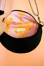 Load image into Gallery viewer, Emily &amp; Me Crossbody Bag - Black Citrus Bloom
