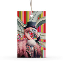 Load image into Gallery viewer, Moon &amp; Back Gift Tag Set - Flamingo Fantasy
