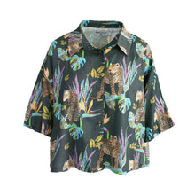 Load image into Gallery viewer, Rush Amalfi Shirt - Cobalt Leopard
