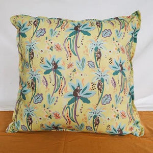 Mooch Forest Monkey Lime Cushion Cover 60x60cm