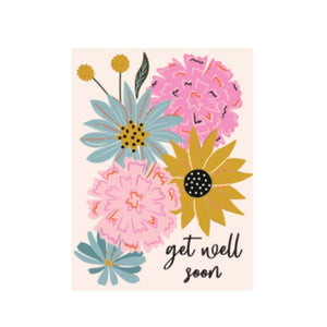 Studio Italiana Card - Get Well Soon Floral