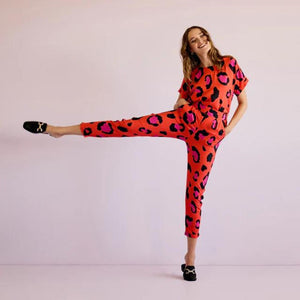 Good Skinny Smarty Pants - Orange Leo