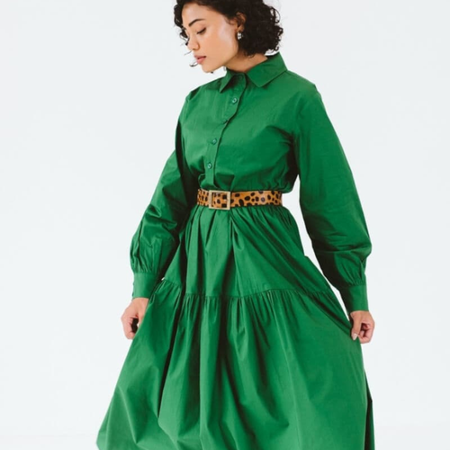 Trinity Selma Dress - Green