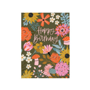 Studio Italiana Card - Happy Birthday Floral