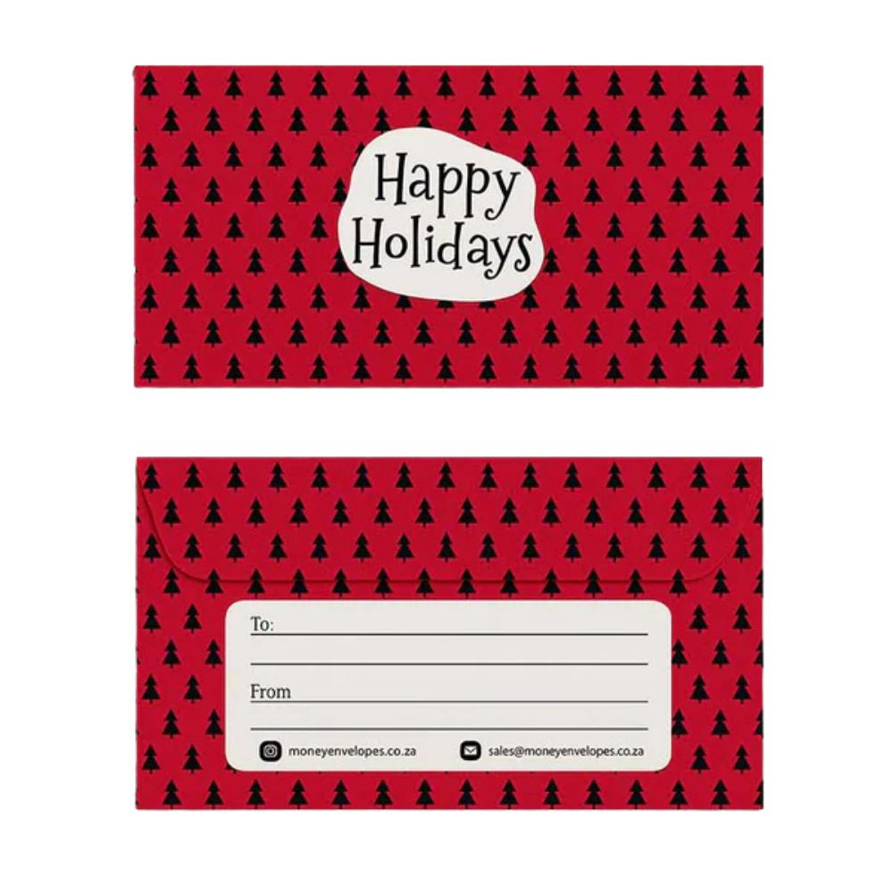 Tish & Shoo Money Envelope - Happy Holidays