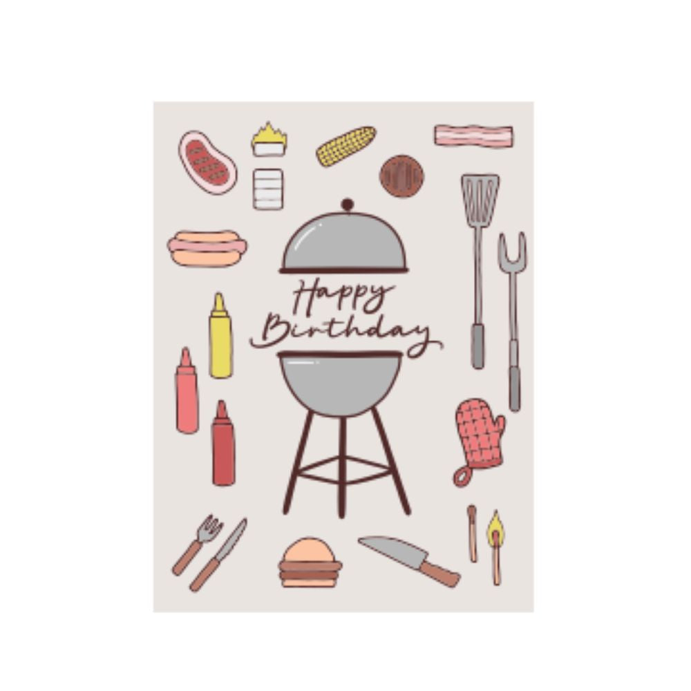 Studio Italiana Card - Happy Birthday Braai-time